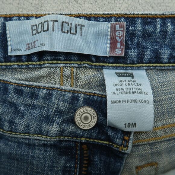 Levi's 515 Jeans Women's Size 10M Blue Mid-Rise Bootcut Denim Pants 28" Inseam - Picture 9 of 16
